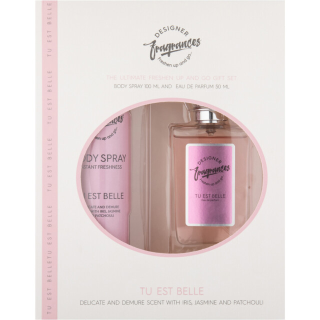 Tu Est Belle Gift Set - Pink