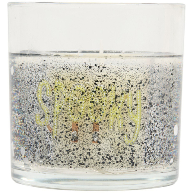 Spooky Light Up LED Scented Candle Black - image 1