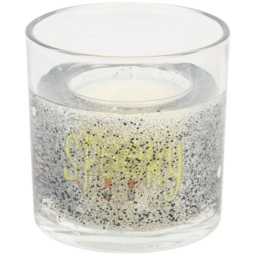 Spooky Light Up LED Scented Candle Black - thumbnail 2