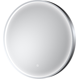 nuie Polished Chrome Framed LED Touch Sensor Mirror 600mm