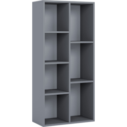 Vida Designs Grey 7 Shelf Cube Storage Unit - thumbnail 2