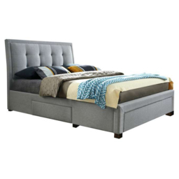 Shelby Grey King Size Bed Frame - thumbnail 2