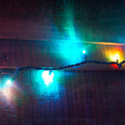 Eagle Connect Multicolour LED Black Cable Expandable String Light 5m