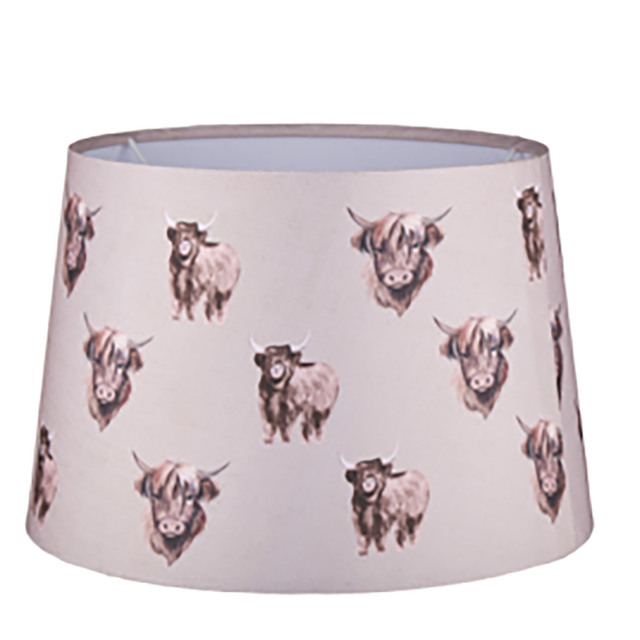 Highland Cow Tapered Shade - Brown - image 1