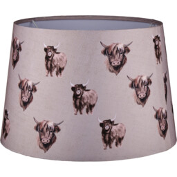 Highland Cow Tapered Shade - Brown - thumbnail 3