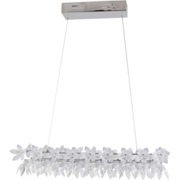Genevieve Chrome LED Ceiling Fitting - thumbnail 1