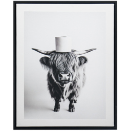 Bathroom Animals Framed Print
