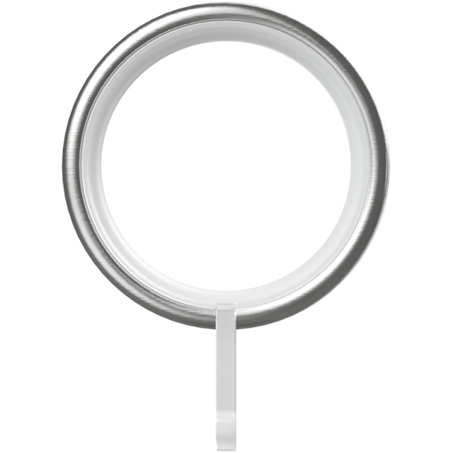 Rothley Brushed Silver Curtain Rings 10 Pack - image 1