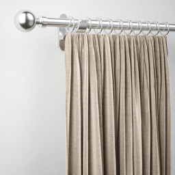 Rothley Brushed Silver Curtain Rings 10 Pack - thumbnail 2