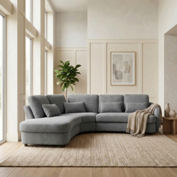 Mabel Corner Sofa Grey Right-hand - thumbnail 3