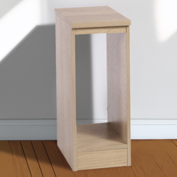 R White Cabinets Brown Desktop Tower Storage - thumbnail 1