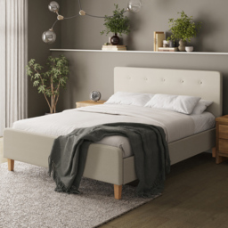 GFW Ashbourne King Size Natural Bed Frame