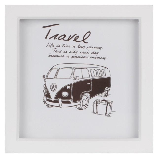 The Port. Co Gallery White Square Deep Box 8 x 8 inch Photo Frame