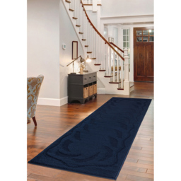 Smart Living Ovalack Navy Gel Back Non-Slip Door Mat 80 x 300cm - thumbnail 2