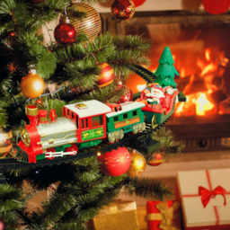 The Christmas Workshop Christmas Tree Train Set - thumbnail 3