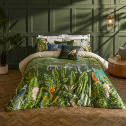 Paoletti Odisha Exotic King Size Jungle Duvet Set