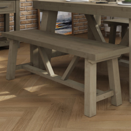 FWStyle Saltash Reclaimed Pine Dining Bench 140cm