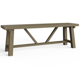 FWStyle Saltash Reclaimed Pine Dining Bench 140cm - thumbnail 2