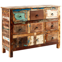 Brooklyn Camea 9 Drawer Wooden Chest of Drawers - thumbnail 2