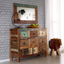 Brooklyn Camea 9 Drawer Wooden Chest of Drawers - thumbnail 4