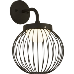 Lighting Collection IP44 Avery LED Outdoor Wall Light - thumbnail 3