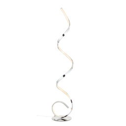 Lara LED Floor Lamp - Chrome - thumbnail 2