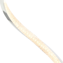 Lara LED Floor Lamp - Chrome - thumbnail 4