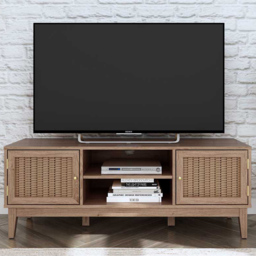 Bordeaux 2 Door 2 Shelf Oak Effect TV Unit