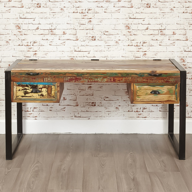 Baumhaus Urban Chic 2 Drawer Flip Top Dressing Table - image 1