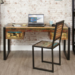Baumhaus Urban Chic 2 Drawer Flip Top Dressing Table - thumbnail 3