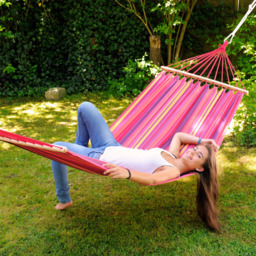 Amazonas Tonga Vulcano Single Premium Spreader Bar Cotton Garden Hammock Only - thumbnail 4
