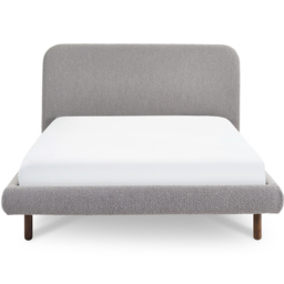 Julian Bowen Hannah Grey Boucle King Bed - thumbnail 3