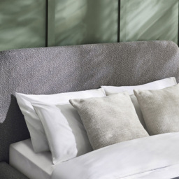 Julian Bowen Hannah Grey Boucle King Bed - thumbnail 4