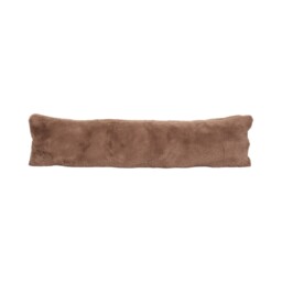 My Home Faux Fur Mocha Draught Excluder - thumbnail 2