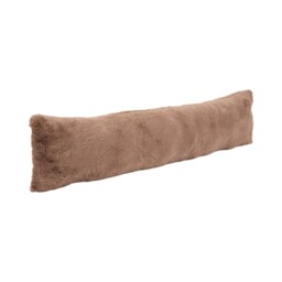 My Home Faux Fur Mocha Draught Excluder - thumbnail 3