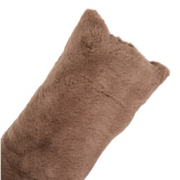 My Home Faux Fur Mocha Draught Excluder - thumbnail 4