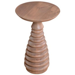 Brooklyn Valencia Cane and Mango Wood Side Table - thumbnail 3