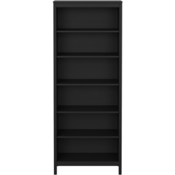 Florence Barcelona 6 Shelf Black Bookcase - thumbnail 3