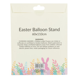 Easter Chick Balloon Stand - Multicolour - thumbnail 2