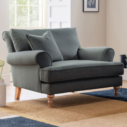 Eastwood Faro Small Slate Snuggle Chair