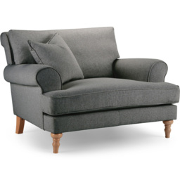 Eastwood Faro Small Slate Snuggle Chair - thumbnail 2