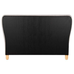 Stockholm Grey Fabric Double Bed Frame - thumbnail 4
