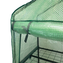 MonsterShop 4 Tier Greenhouse with PE Cover - thumbnail 2