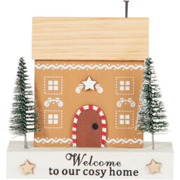 Candy Cane Lane Welcome to Our Cosy Home Christmas Decoration in Assorted Style