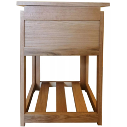 Furniture One Single Drawer Single Shelf Tall Bedside Table - thumbnail 3