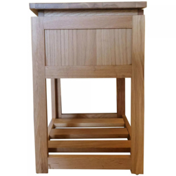 Furniture One Single Drawer Single Shelf Tall Bedside Table - thumbnail 4