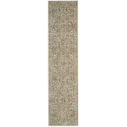 Kukoon Oscar Isadora Flat Sage Green Vintage Rug 80 x 300cm - thumbnail 1