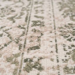 Kukoon Oscar Isadora Flat Sage Green Vintage Rug 80 x 300cm - thumbnail 4