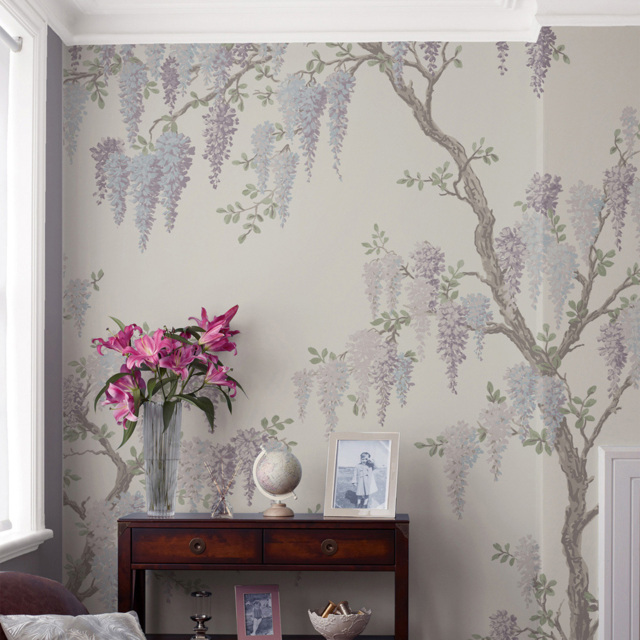 Laura Ashley Wisteria Garden Natural Mural - image 1