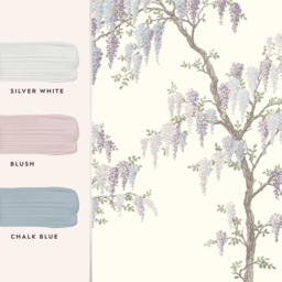 Laura Ashley Wisteria Garden Natural Mural - thumbnail 2